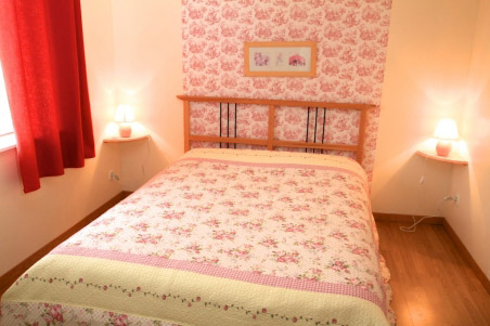 Fougere Barn a double room with ensuite shower room